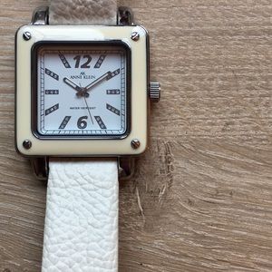 Anne Klein leather watch